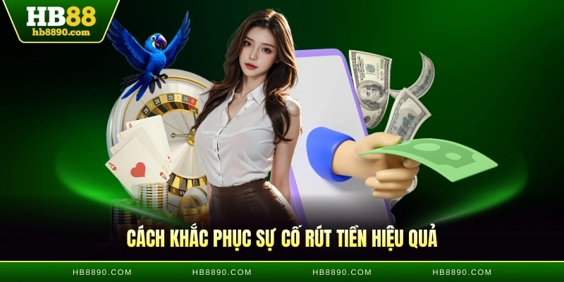 Cách khắc phục sự cố rút tiền hiệu quả